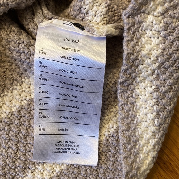 Volcom, Boxy Slightly Cropped. 100% Cotton Sweater, Grey. Sz. S. - Picture 7 of 7